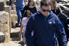 Careful Climb Onto Giant’s Causeway