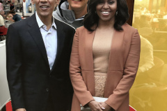 Mike with the Obamas